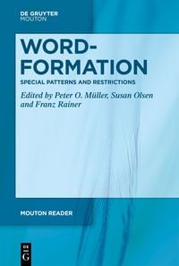 Produktbild: Word-Formation &ndash; Special Patterns and Restrictions