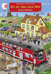 Produktbild: Mit der Bahn durch NRW - liebevoll illustriert von Heiko Wrusch
