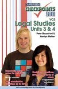 Produktbild: Cambridge Checkpoints VCE Legal Studies Units 3 and 4 2011