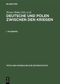 Produktbild: Deutsche und Polen zwischen den Kriegen