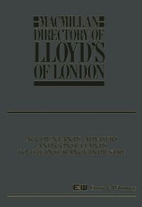 Produktbild: Macmillan Directory of Lloyd's of London