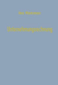 Produktbild: Unternehmungsrechnung