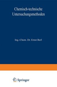 Produktbild: Chemisch-technische Untersuchungsmethoden