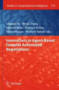 Produktbild: Innovations in Agent-Based Complex Automated Negotiations