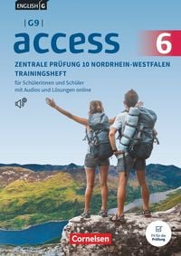 Produktbild: Access Band 6: 10. Schuljahr - G9 - Ausgabe 2019 - Zentrale Prüfung 10 Nordrhein-Westfalen - Trainingsheft mit Audios und Lösungen