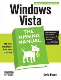 Produktbild: Windows Vista: The Missing Manual