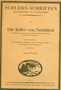 Bild vom Artikel Die Käfer von Nordtirol vom Autor Alois Wörndle