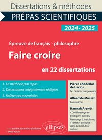 Produktbild: Faire croire en 22 dissertations