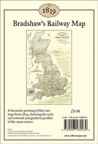 Produktbild: Map-Bradshaws Railway Map 1839