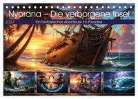 Produktbild: Nyorana &ndash; Die verborgene Insel (Tischkalender 2027 DIN A5 quer), CALVENDO Monatskalender