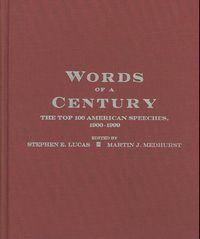 Produktbild: Words of a Century: The Top 100 American Speeches, 1900-1999