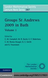 Produktbild: Groups St Andrews 2009 in Bath: Volume 1