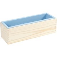 Produktbild: Creativ Company Silikonform im Holzkasten, H 8 cm, L 27,5 cm, B 8,6 cm, 1500 ml, 1 Stk