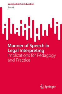 Produktbild: Manner of Speech in Legal Interpreting