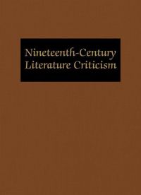 Produktbild: Nineteenth-Century Literature Criticism