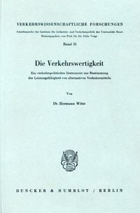 Produktbild: Die Verkehrswertigkeit.
