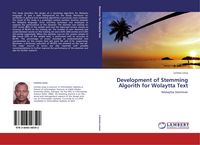 Produktbild: Development of Stemming Algorith for Wolaytta Text