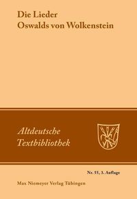 Produktbild: Die Lieder Oswalds von Wolkenstein