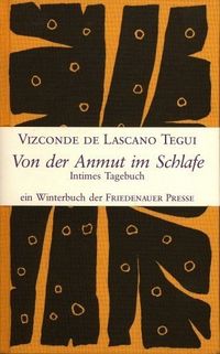 Produktbild: Lascano Tegui: Von Anmut im Schlafe