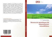 Produktbild: Ressources g&eacute;n&eacute;tiques de solenostemon rotundifolius