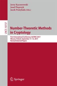 Produktbild: Number-Theoretic Methods in Cryptology