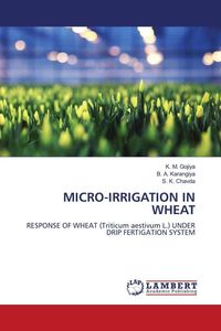 Produktbild: Micro-Irrigation in Wheat