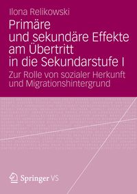 Produktbild: Prim&auml;re und sekund&auml;re Effekte am &Uuml;bertritt in die Sekundarstufe I
