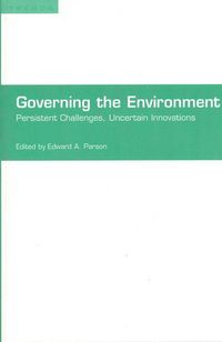 Produktbild: Governing the Environment