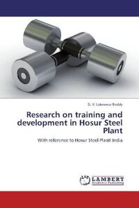 Produktbild: Reddy, D: Research on training and development in Hosur Stee
