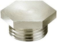 Produktbild: Wiska 50016687 VSM 25 Ni Verschlussschraube schlagfest M25 Metall Natur 1 St.