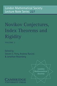 Produktbild: Novikov Conjectures, Index Theorems, and Rigidity: Volume 2