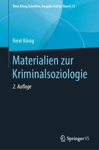 Produktbild: Materialien zur Kriminalsoziologie
