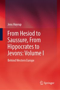Produktbild: From Hesiod to Saussure, From Hippocrates to Jevons: Volume I