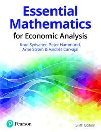 Produktbild: Essential Mathematics for Economic Analysis