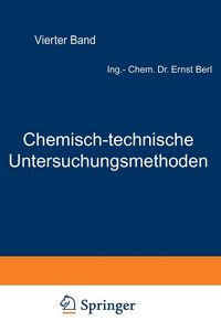 Produktbild: Chemisch-technische Untersuchungsmethoden
