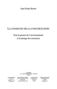Produktbild: Conduite de la concertation La