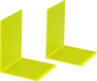 Produktbild: Buchstützen Acryl Neon gelb tr