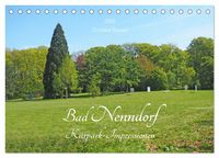 Produktbild: Bad Nenndorf, Kurpark-Impressionen (Tischkalender 2026 DIN A5 quer), CALVENDO Monatskalender