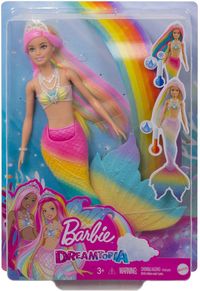 Bild vom Artikel Mattel - Barbie - Dreamtopia Regenbogenzauber Meerjungfrau Puppe mit Farbwechsel vom Autor 