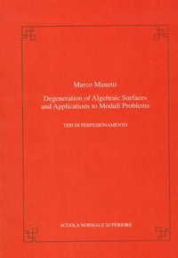 Produktbild: Degeneration of algebraic hypersurfaces and applications to moduli problems