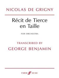 Produktbild: De Grigny, N: Recit de Tierce En Taille
