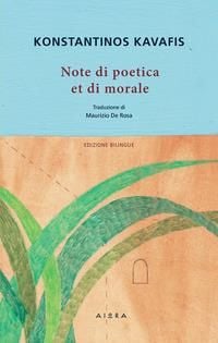 Produktbild: Note di poetica et di morale. Ediz. greca e italiana