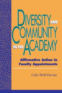 Produktbild: Diversity and Community in the Academy