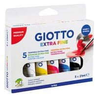 Produktbild: GIOTTO Temperafarben Extra Fine 21ml 125ml 5 St&uuml;ck