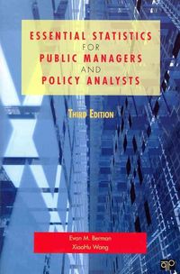 Produktbild: Berman, E: Essential Statistics for Public Managers and Poli