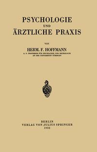 Produktbild: Psychologie und &Auml;rztliche Praxis