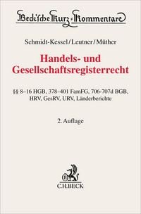 Produktbild: Handels- und Gesellschaftsregisterrecht