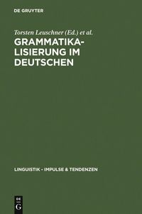 Produktbild: Grammatikalisierung im Deutschen