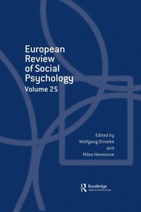 Produktbild: European Review of Social Psychology: Volume 25