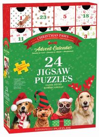 Produktbild: Puzzle Adventskalender - 1200 Teile Christmas Paws